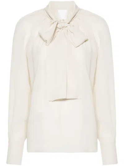 GIVENCHY 4G SILK CREPE BLOUSE