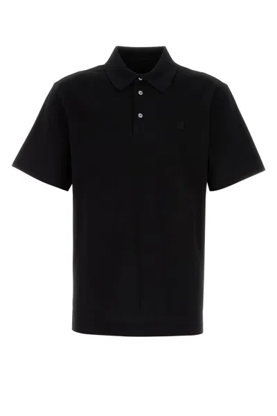 GIVENCHY BLACK PIQUET POLO SHIRT