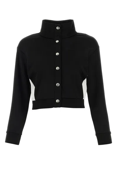 GIVENCHY BLACK POLYESTER BLEND SWEATSHIRT