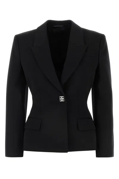 GIVENCHY BLACK WOOL BLAZER