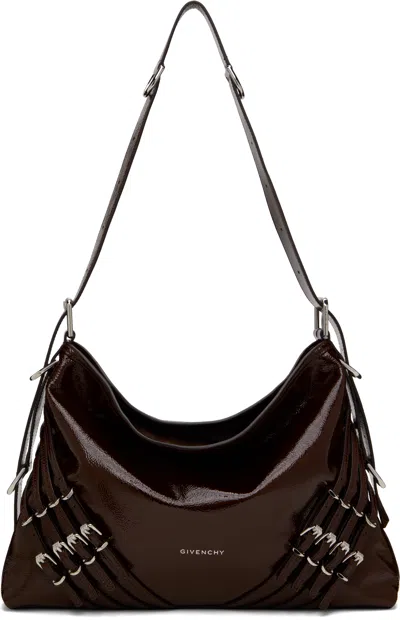 GIVENCHY BROWN MEDIUM VOYOU BAG