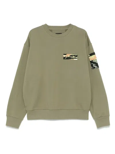 GIVENCHY CAMO-PATCHES SWEATSHIRT