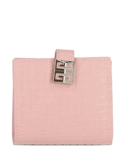 GIVENCHY EMBOSSED-LOGO LEATHER WALLET