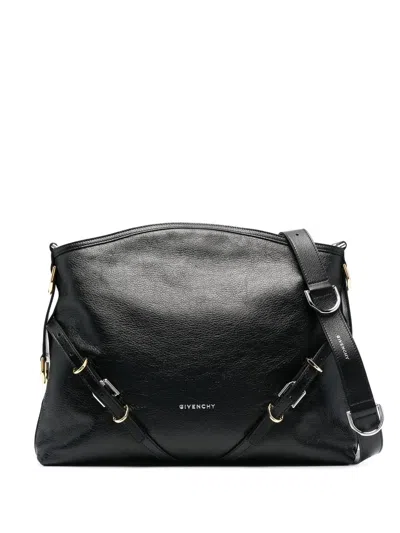 GIVENCHY GRAINED-LEATHER SHOULDER BAG