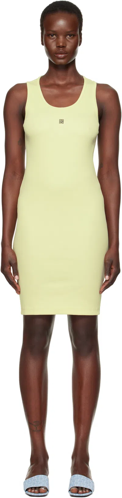 GIVENCHY GREEN 4G TANK MINIDRESS
