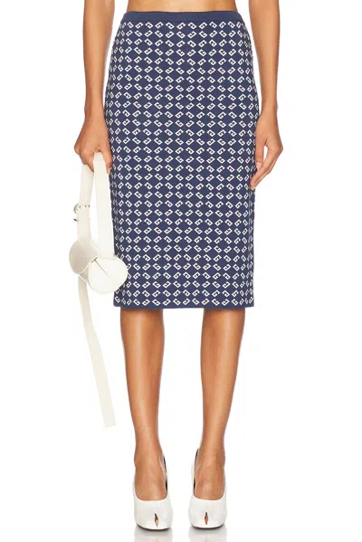 GIVENCHY HIGH WAIST MIDI SKIRT