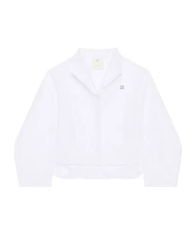 GIVENCHY GIVENCHY LOGO PLAQUE COLLARED SHIRT