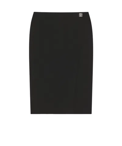 GIVENCHY GIVENCHY 4G PLAQUE MINI SKIRT