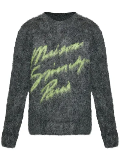 GIVENCHY LOGO-JACQUARD SWEATER