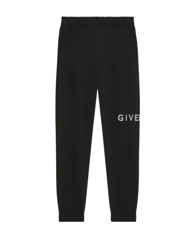 GIVENCHY GIVENCHY LOGO PRINTED REAR-WELT POCKETED TRACK PANTS