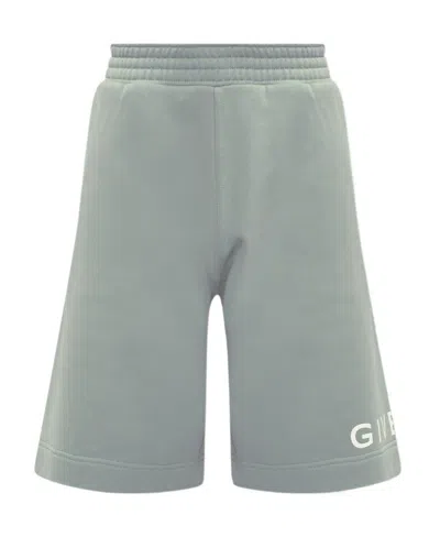 GIVENCHY GIVENCHY LOGO PRINTED ELASTIC WAIST SHORTS