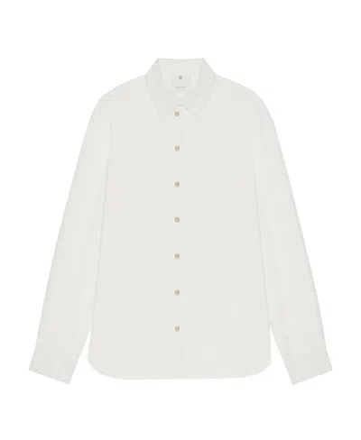 GIVENCHY GIVENCHY	SHEER COLLARED BUTTON-UP SHIRT
