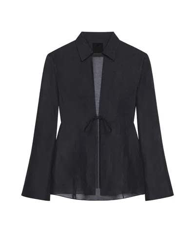 GIVENCHY SHIRT IN SILK AND LINEN