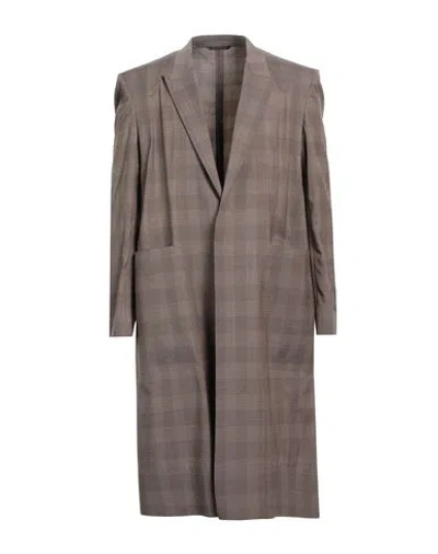 GIVENCHY GIVENCHY MAN OVERCOAT & TRENCH COAT TAUPE SIZE 42 VIRGIN WOOL, POLYAMIDE, ELASTANE