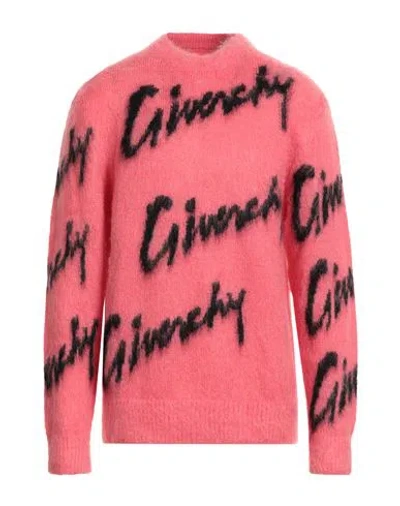 GIVENCHY GIVENCHY MAN SWEATER CORAL SIZE L MOHAIR WOOL, POLYAMIDE, WOOL
