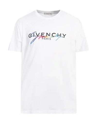 GIVENCHY GIVENCHY MAN T-SHIRT WHITE SIZE 3XL COTTON