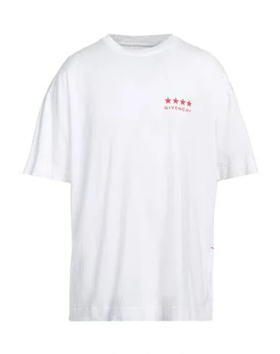 GIVENCHY GIVENCHY MAN T-SHIRT WHITE SIZE L COTTON