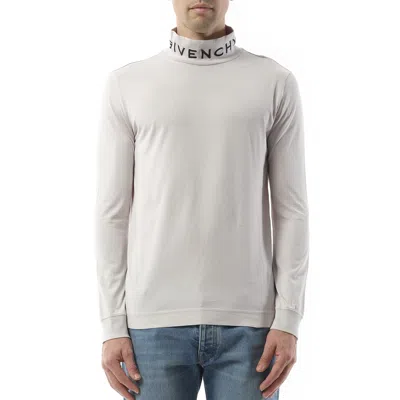 GIVENCHY MEN'S FADED LOGO DYED LONG SLEEVE T-SHIRT