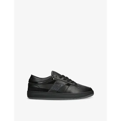 GIVENCHY MENS BLACK G MOVE LEATHER LOW-TOP TRAINERS EUR 41 / 7 UK