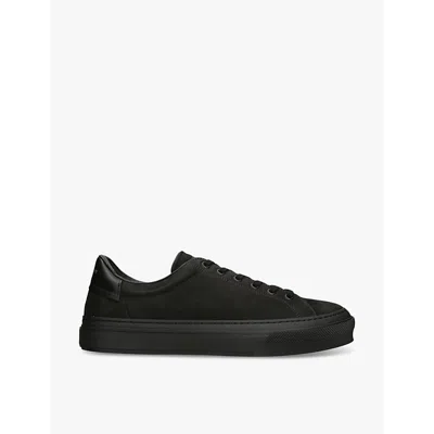GIVENCHY MENS BLACK CITY SPORT LEATHER LOW-TOP TRAINERS