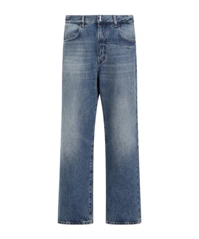 GIVENCHY GIVENCHY LOGO PLAQUE STRAIGHT-LEG JEANS