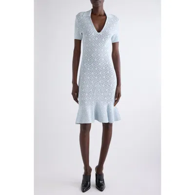 GIVENCHY GIVENCHY MONOGRAM 72 JACQUARD KNIT POLO DRESS