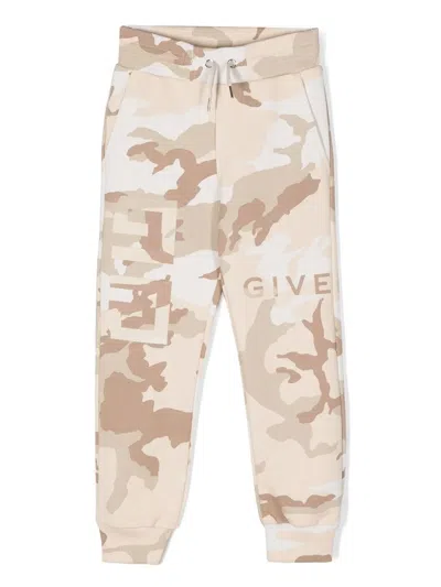 GIVENCHY MONOGRAM-PRINT CAMOUFLAGE TRACK PANTS