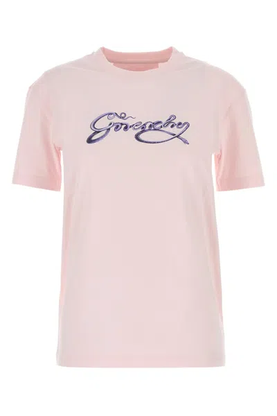 GIVENCHY PASTEL PINK COTTON T-SHIRT