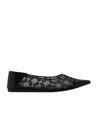 GIVENCHY GIVENCHY 4G MOTIF MESH BALLERINA SHOES