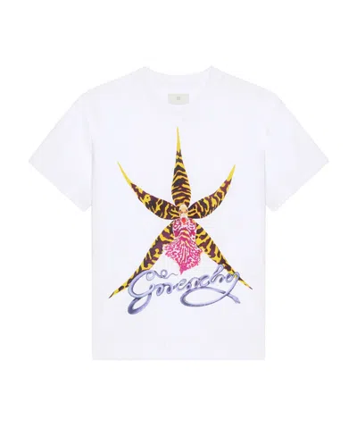 GIVENCHY PRINTED COTTON OVERSIZED T-SHIRT