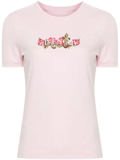 GIVENCHY ROSES-PRINT COTTON T-SHIRT