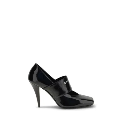 GIVENCHY SLICED SQUARE LOGO PUMPS