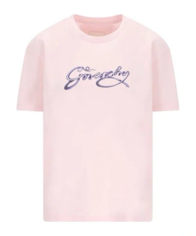 GIVENCHY GIVENCHY SNAKE LOGO CREWNECK T-SHIRT