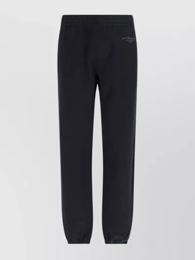 GIVENCHY STRAIGHT TROUSERS WITH ELASTIC CUFFS AND WAISTBAND