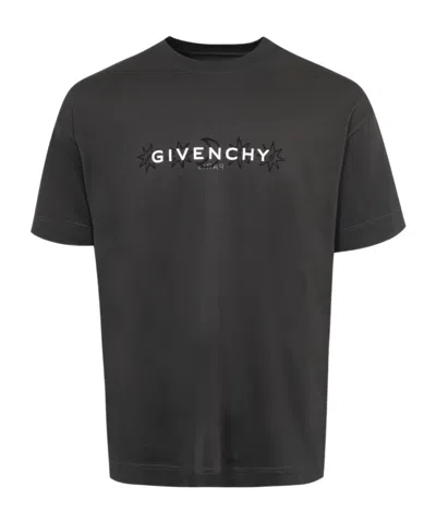 GIVENCHY GIVENCHY LOGO PRINTED CREWNECK T-SHIRT