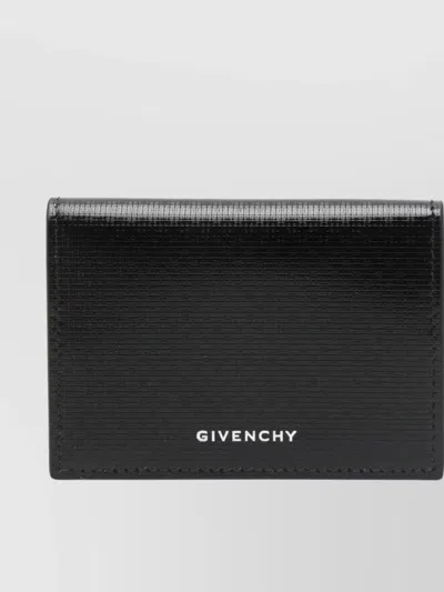 GIVENCHY TEXTURED FINISH FOLDOVER TOP WALLET
