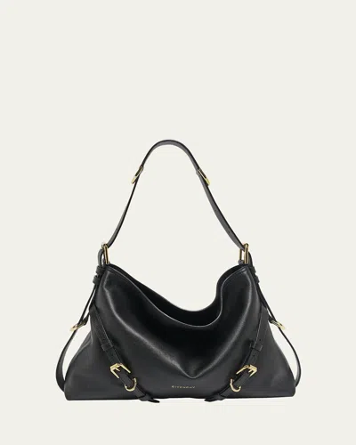 GIVENCHY VOYOU MEDIUM SHOULDER BAG IN SHINY LEATHER
