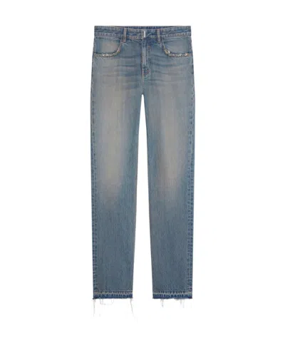 GIVENCHY GIVENCHY WASHED STRAIGHT-LEG JEANS