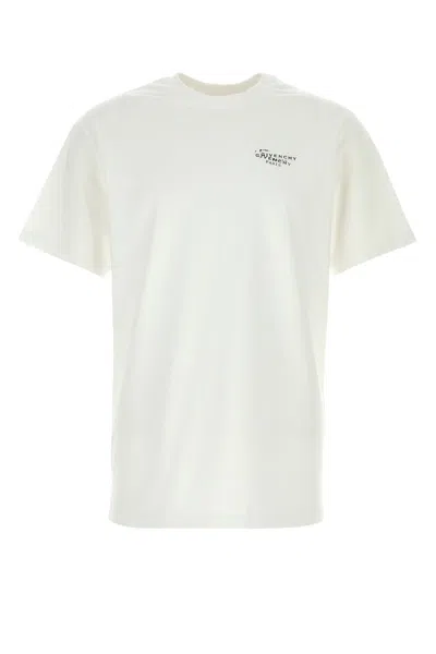 GIVENCHY T-SHIRT IN COTONE BIANCO  UOMO