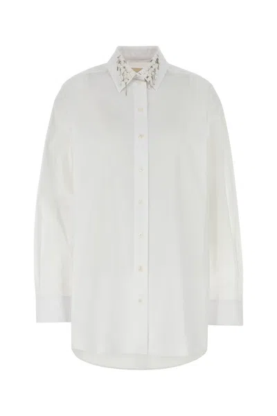 GIVENCHY WHITE POPLIN OVERSIZE SHIRT