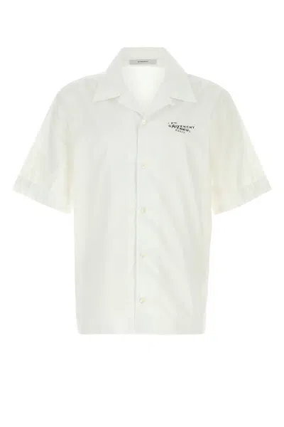 GIVENCHY CAMICIA IN POPELINE BIANCO  UOMO