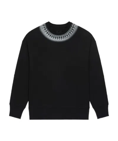 GIVENCHY X CHITO EMBOSSED CHAIN PRINT SWEATSHIRT