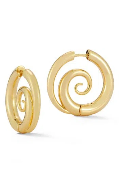 GLAZE JEWELRY GLAZE JEWELRY SWIRL HOOP EARRINGS