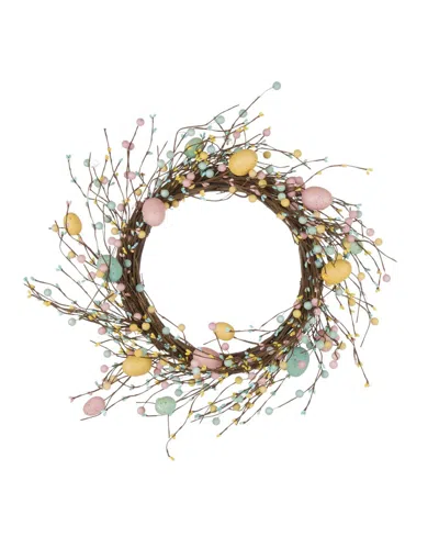 GLITZHOME EASTER EGGS WREATH