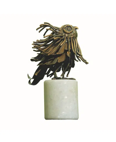 GLOBAL VIEWS BRASS MOD OWL