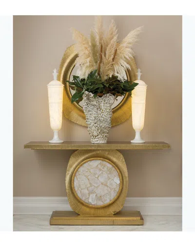 GLOBAL VIEWS GLOBAL VIEWS OPERA FLUTED CONSOLE