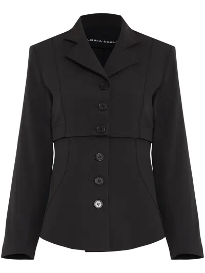 GLORIA COELHO DETACHABLE-HEM BLAZER