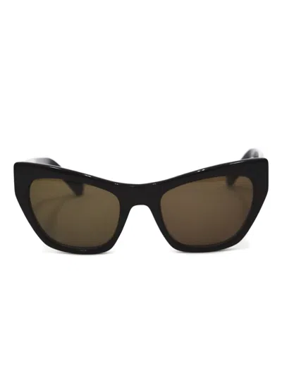 GLORIA COELHO GEOMETRIC-FRAME SUNGLASSES