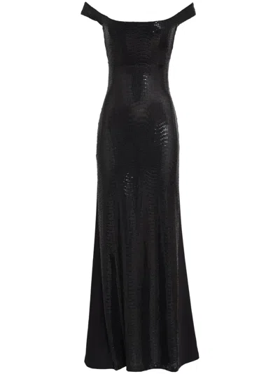 GLORIA COELHO MESH MAXI DRESS