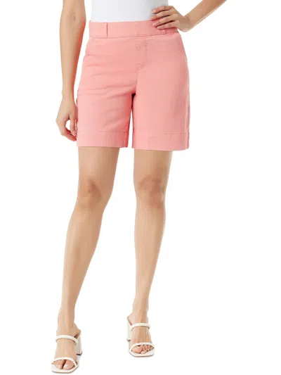 GLORIA VANDERBILT SHAPE EFFECT WOMENS HIGH-RISE SMOOTHING CASUAL SHORTS
